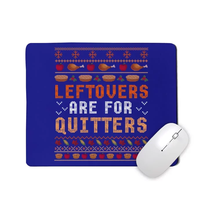 Ugly Thanksgiving Sweater Funny Turkey Gift Mousepad