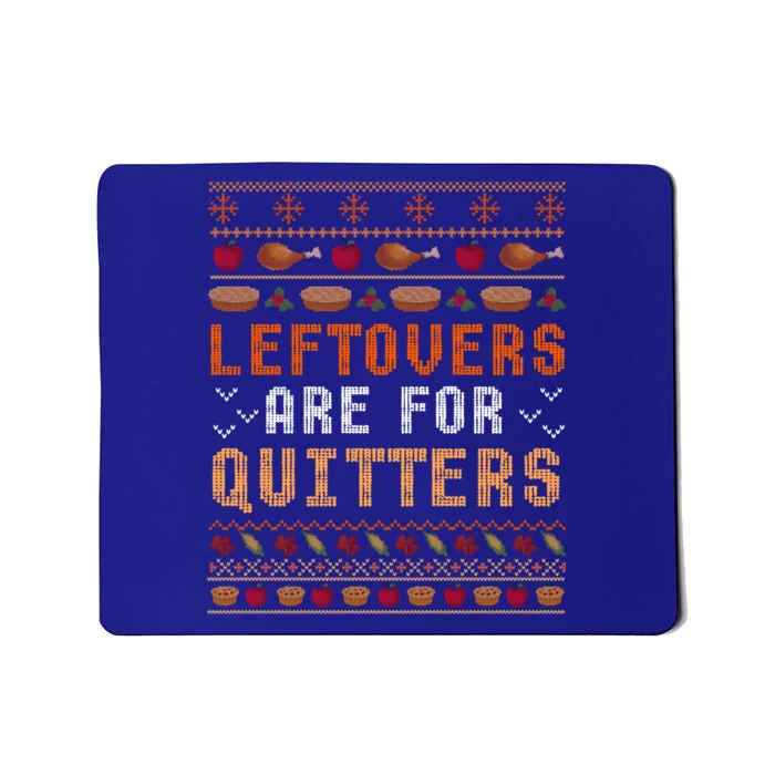 Ugly Thanksgiving Sweater Funny Turkey Gift Mousepad