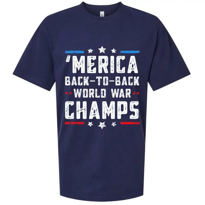 Undefeated Two Time World War Champs Sueded Cloud Jersey T-Shirt