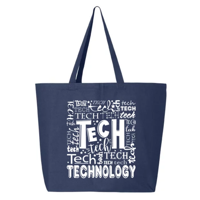 Unique Technology Tech Teachers Day Present Gift 25L Jumbo Tote