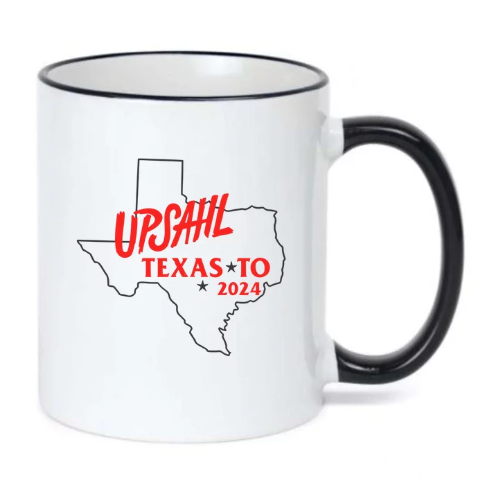 Upsahl Texas To 2024 Black Color Changing Mug