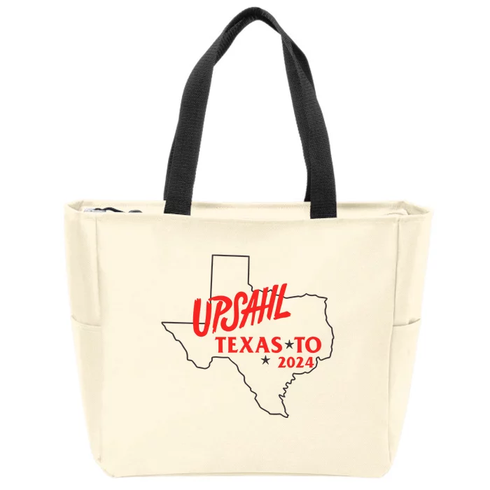 Upsahl Texas To 2024 Zip Tote Bag