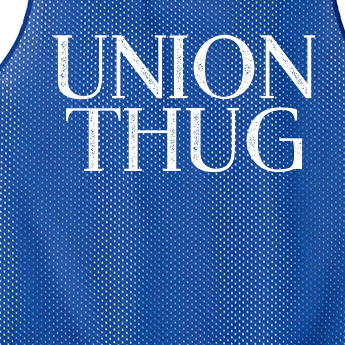 Union Thug Teamsters Ironworkers Plumbers Carpenters Gift Mesh Reversible Basketball Jersey Tank