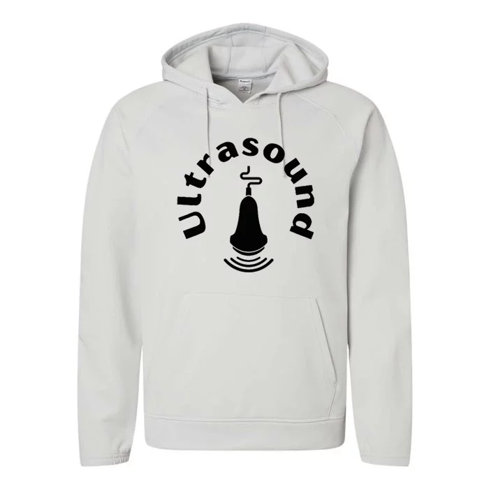 Ultrasound Tech Ultrasound Department Ultrasound Probe Performance Fleece Hoodie