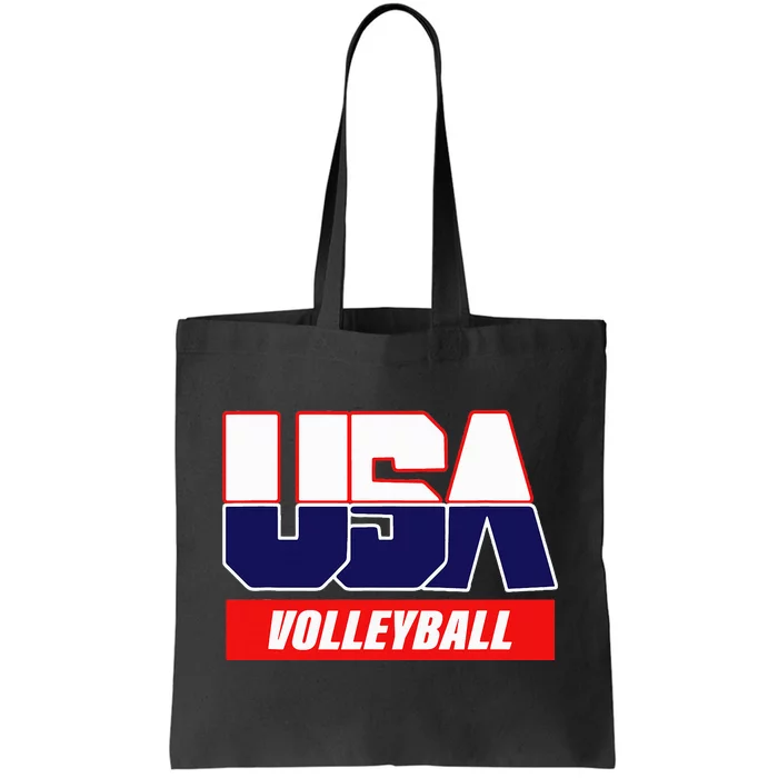 Usa Team Volleyball & American Sports Tote Bag