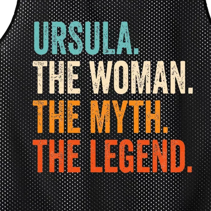 Ursula The Woman The Myth The Legend Mesh Reversible Basketball Jersey Tank