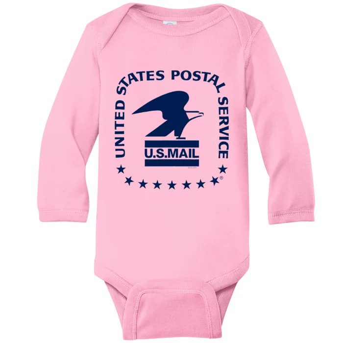 Usps U.S A.I.R Mail Seal Baby Long Sleeve Bodysuit