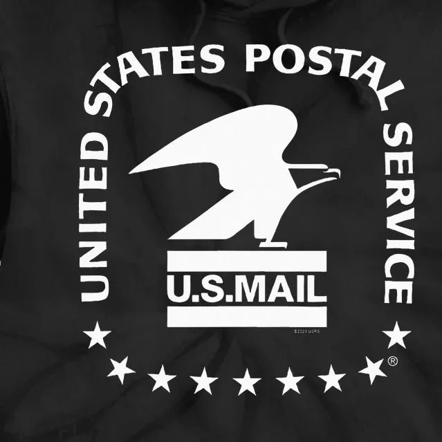 USPS US Air Mail Seal Tie Dye Hoodie