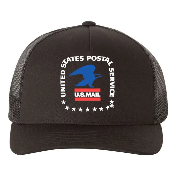 Usps Us Air Mail Seal Yupoong Adult 5-Panel Trucker Hat