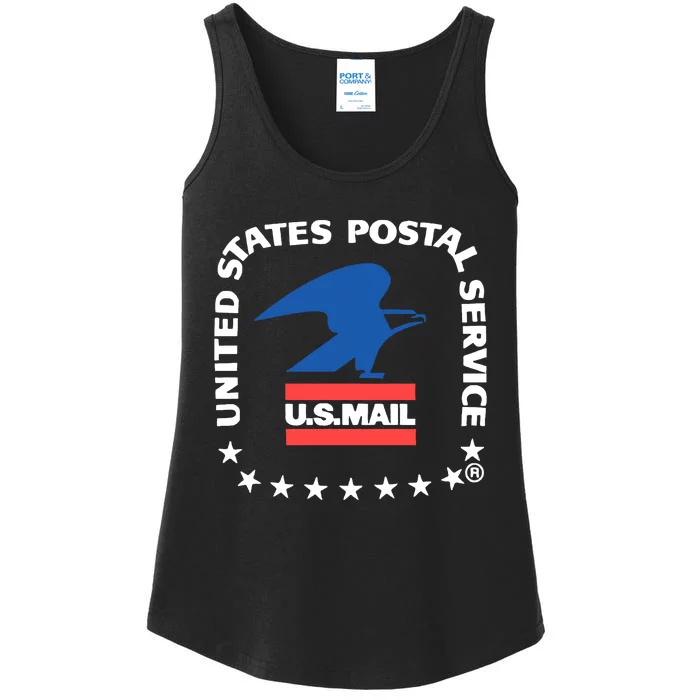 Usps Us Air Mail Seal Ladies Essential Tank