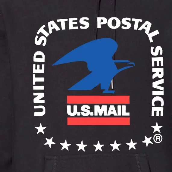 Usps Us Air Mail Seal Premium Hoodie