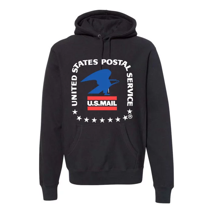 Usps Us Air Mail Seal Premium Hoodie