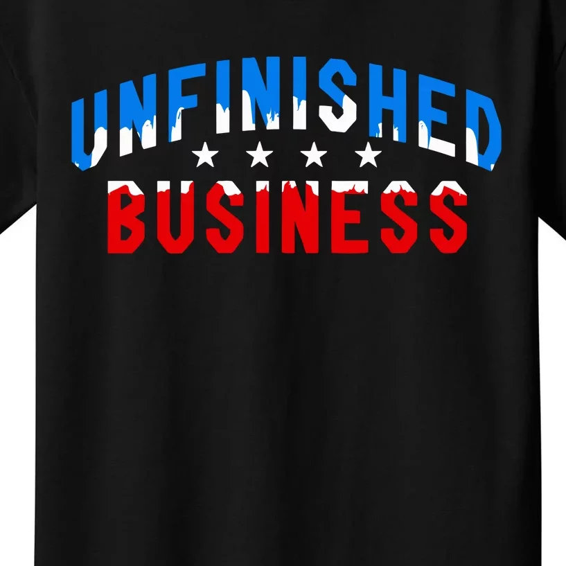 Uswntpa Unfinished Business 2024 Roster Kids T-Shirt