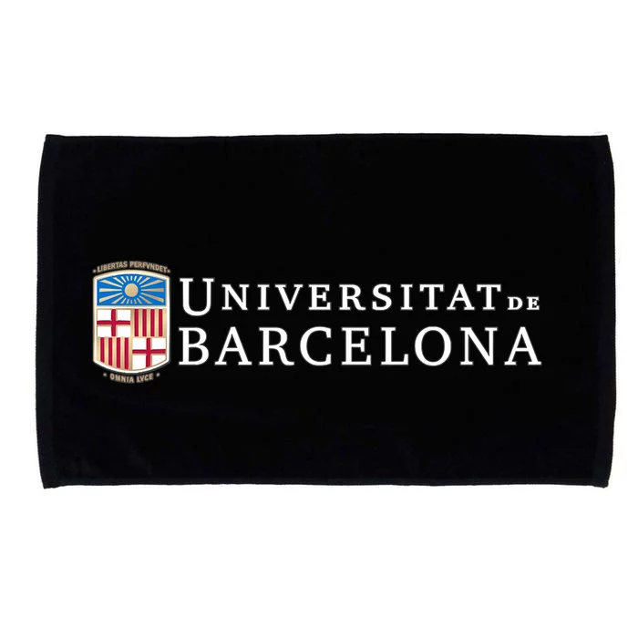 University Universitat De Barcelona Catalonia Students Life Microfiber Hand Towel