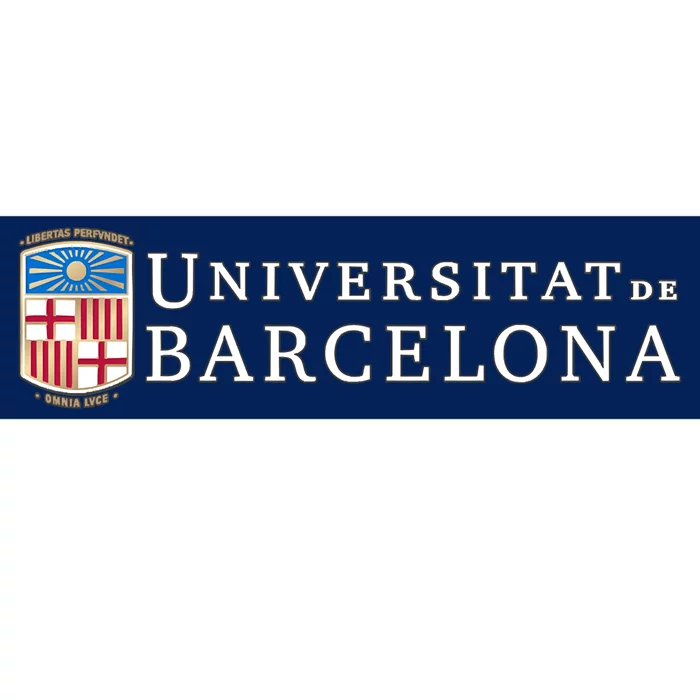 University Universitat De Barcelona Catalonia Students Life Bumper Sticker