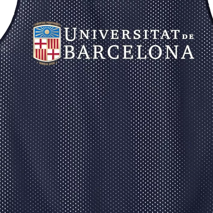 University Universitat De Barcelona Catalonia Students Life Mesh Reversible Basketball Jersey Tank