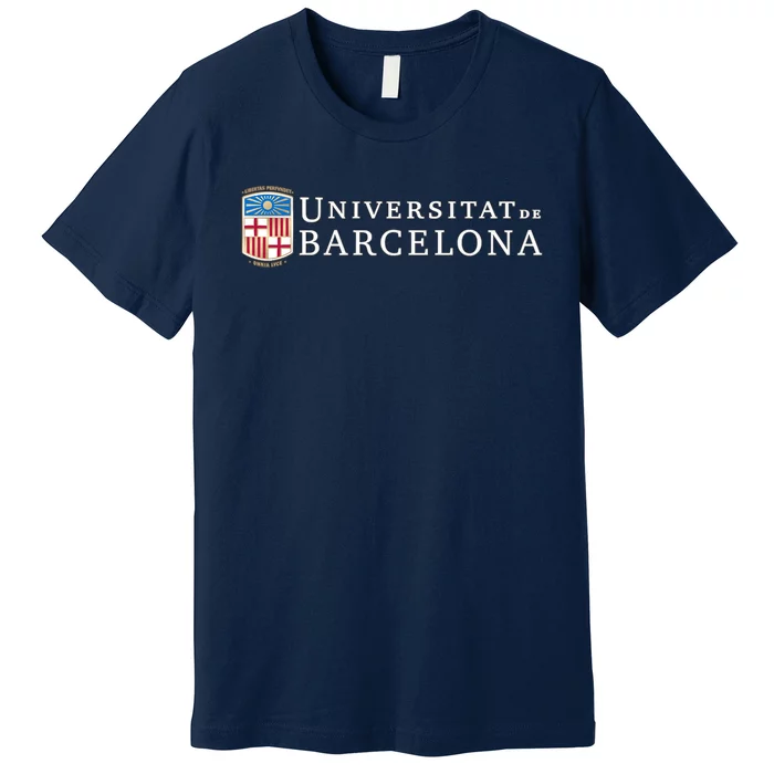 University Universitat De Barcelona Catalonia Students Life Premium T-Shirt