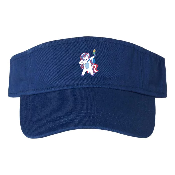 USA Unicorn Dabbing Valucap Bio-Washed Visor