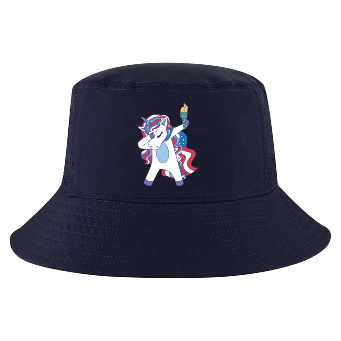 USA Unicorn Dabbing Cool Comfort Performance Bucket Hat