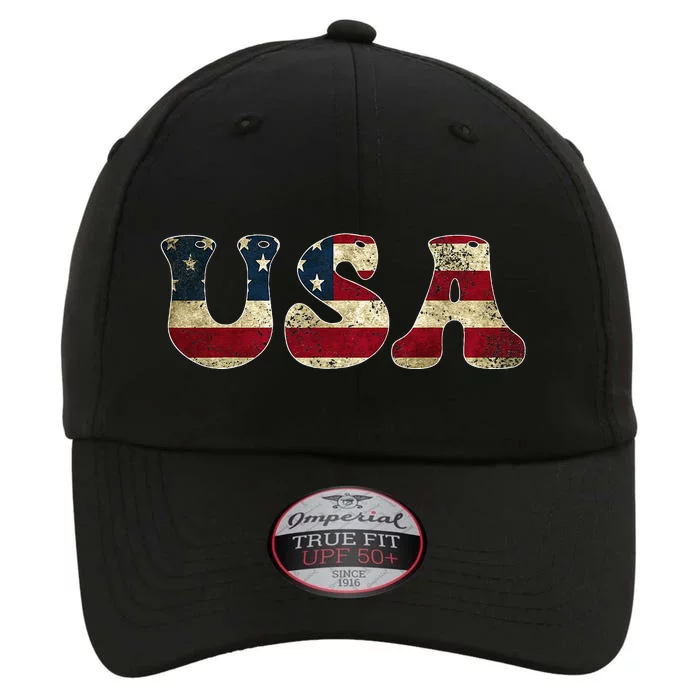 USA US Flag Patriotic America 4th Of July The Original Performance Cap