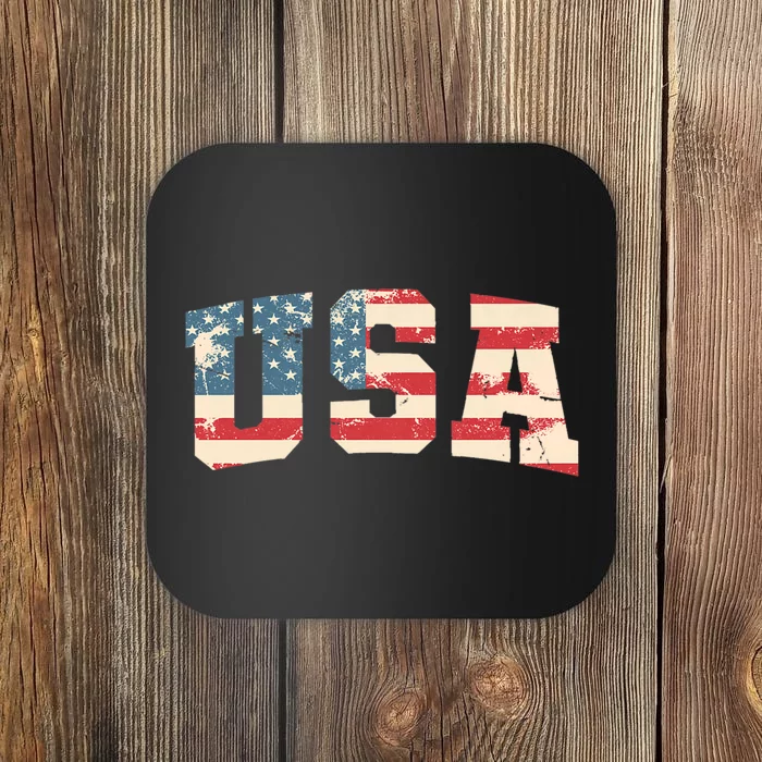 Usa Us Flag Patriotic 4th Of July America Usa Flag Coaster