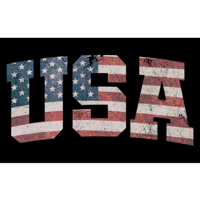 USA US Flag Patriotic 4th Of July America Bumper Sticker