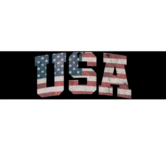 USA US Flag Patriotic 4th Of July America Bumper Sticker