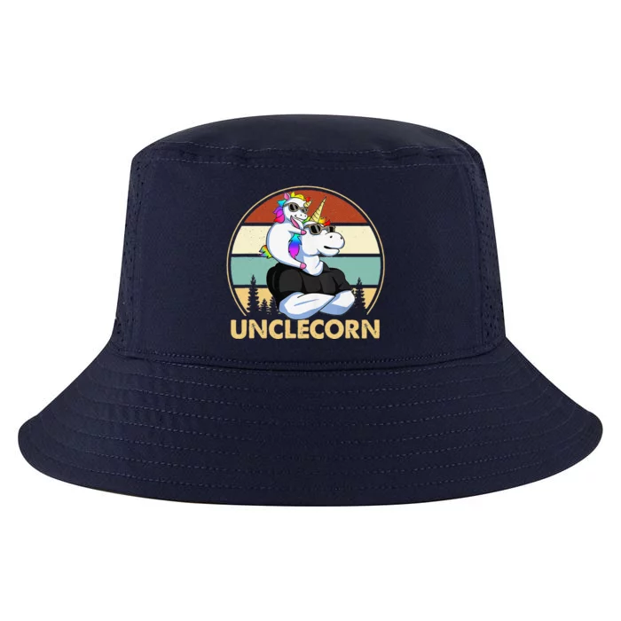 Unclecorn Unicorn Father And Baby Fathers Day Uncle Gift Cool Comfort Performance Bucket Hat