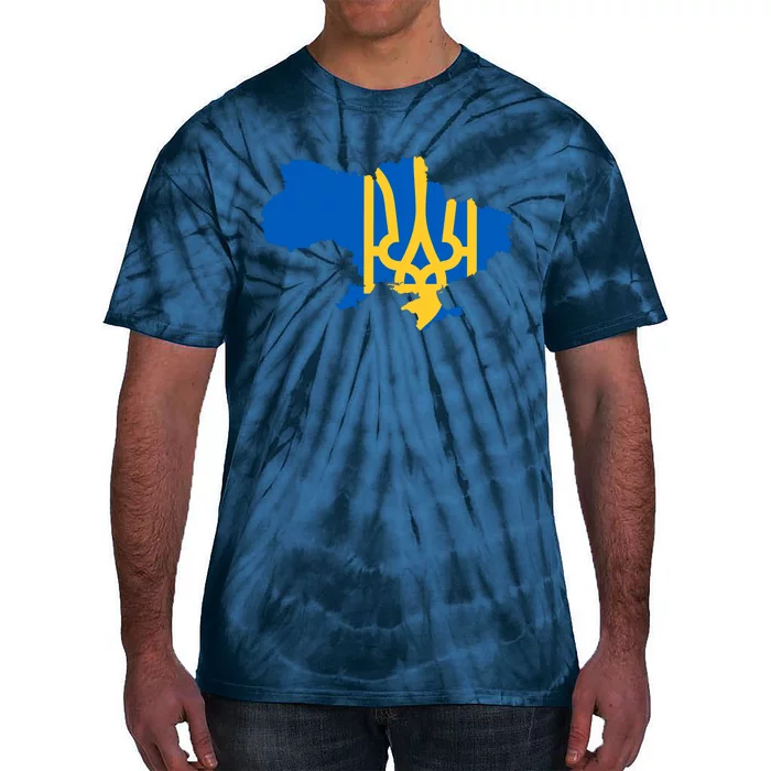 Ukraine Ukrainian Flag Ukrainians Tie-Dye T-Shirt