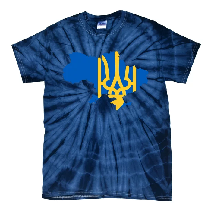 Ukraine Ukrainian Flag Ukrainians Tie-Dye T-Shirt