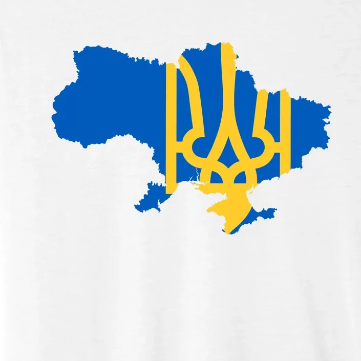 Ukraine Ukrainian Flag Ukrainians ChromaSoft Performance T-Shirt