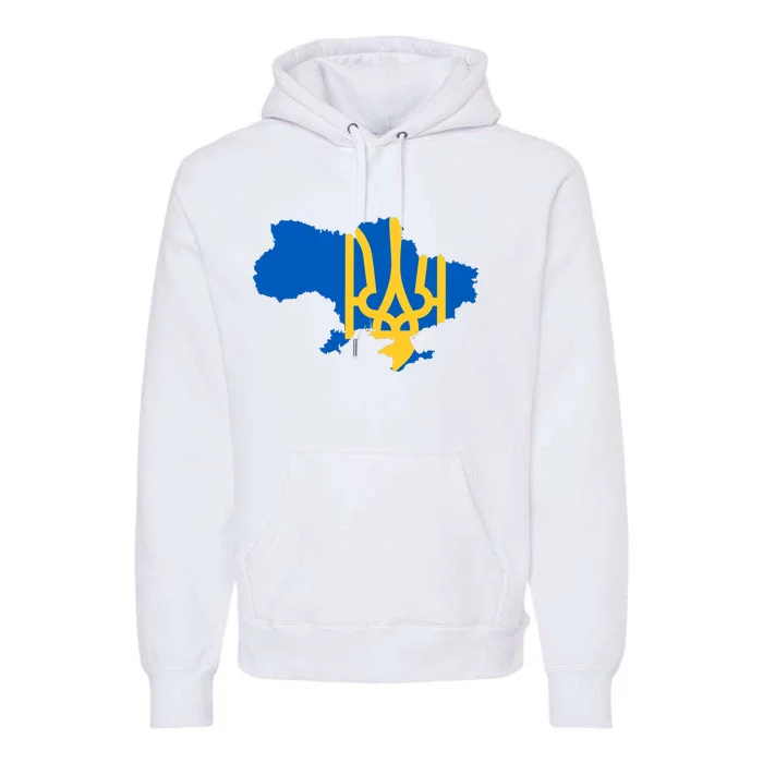 Ukraine Ukrainian Flag Ukrainians Premium Hoodie