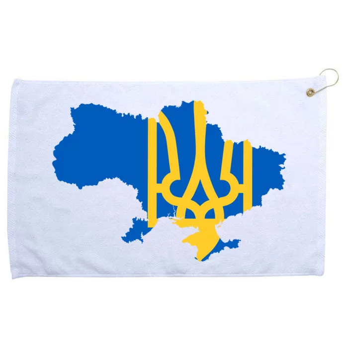 Ukraine Ukrainian Flag Ukrainians Grommeted Golf Towel