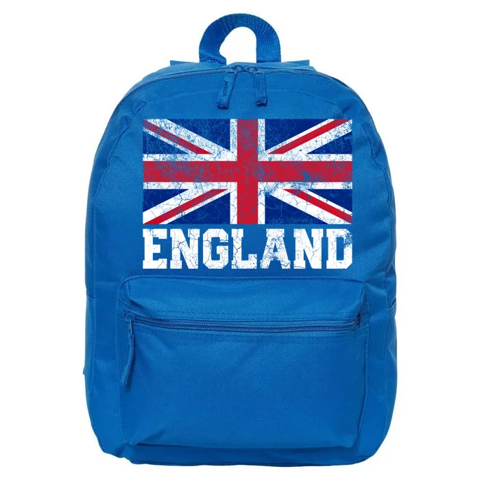 Uk Union Jack England Flag Pride Country Home Nation Family Gift 16 in Basic Backpack