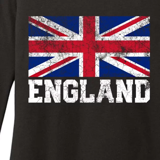 Uk Union Jack England Flag Pride Country Home Nation Family Cool Gift Womens CVC Long Sleeve Shirt