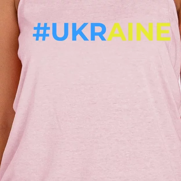 #UKRAINE Women's Knotted Racerback Tank