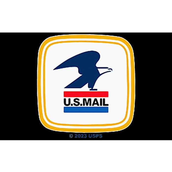 Usps Us Mail Left Chest Bumper Sticker