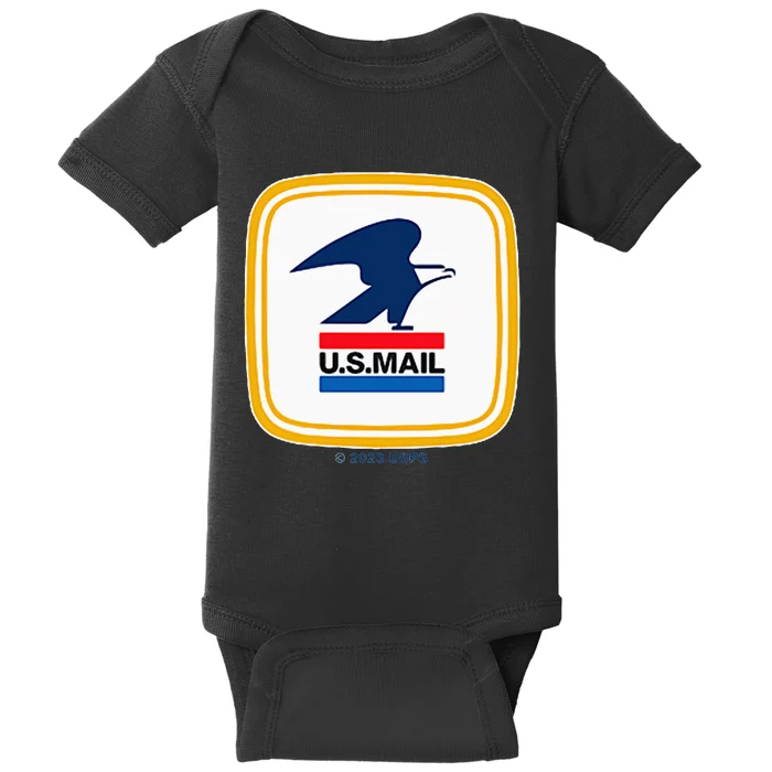 Usps Us Mail Left Chest Baby Bodysuit