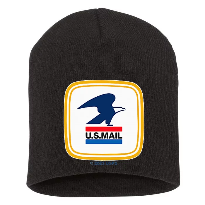 Usps Us Mail Left Chest Short Acrylic Beanie