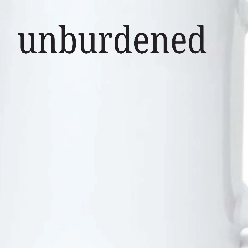 Unburdened Black Color Changing Mug