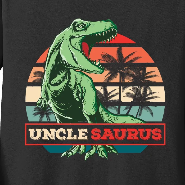 UNCLESAURUS Kids Long Sleeve Shirt