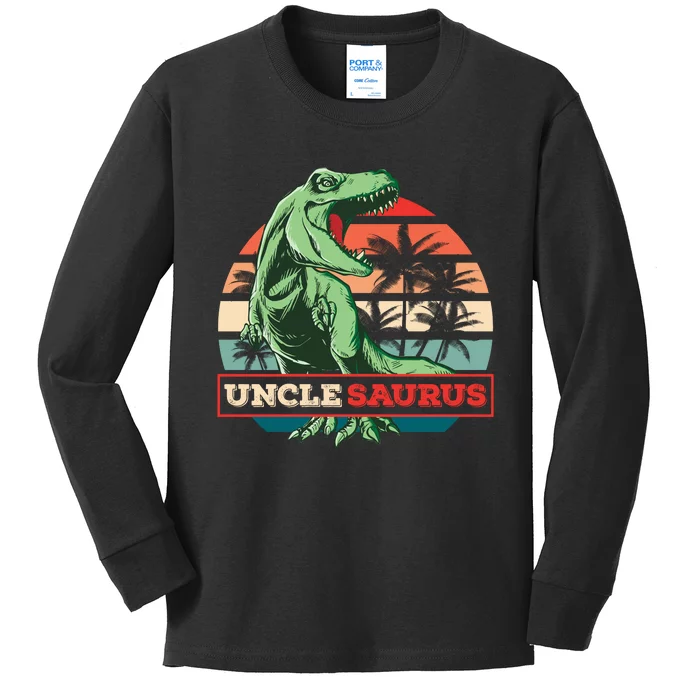 UNCLESAURUS Kids Long Sleeve Shirt