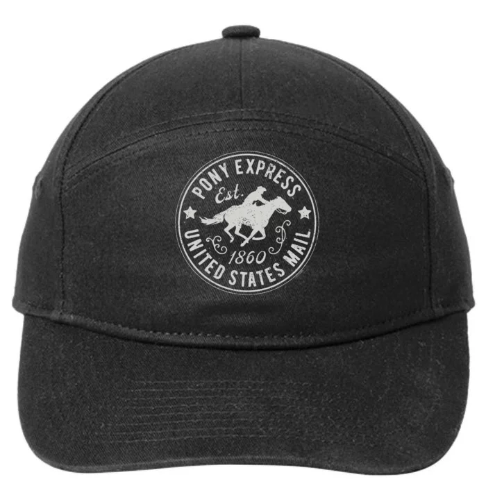 Usps Usps Pony Express 7-Panel Snapback Hat