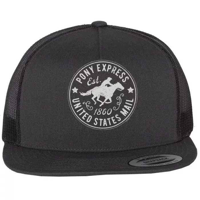 Usps Usps Pony Express Flat Bill Trucker Hat