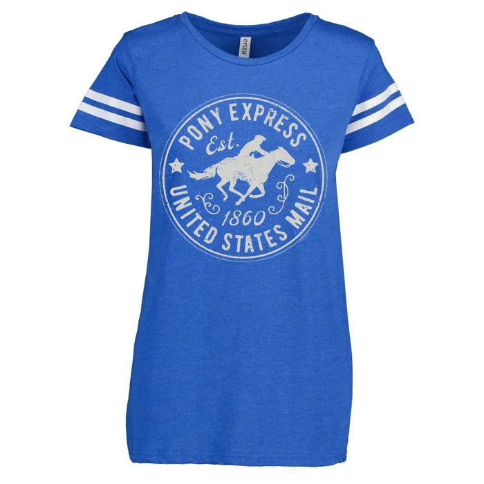 Usps Usps Pony Express Enza Ladies Jersey Football T-Shirt