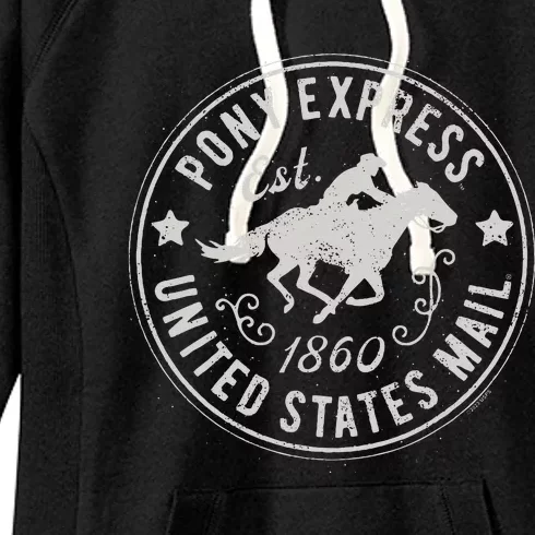 Usps Usps Pony Express Women's Fleece Hoodie