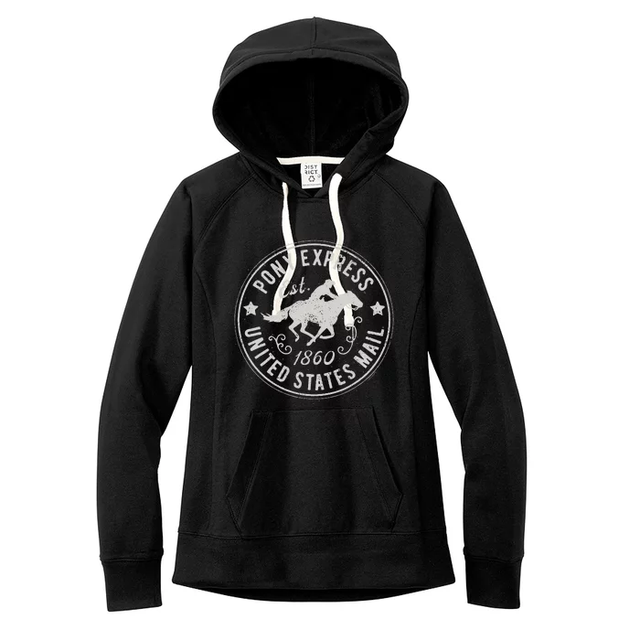 Usps Usps Pony Express Women's Fleece Hoodie