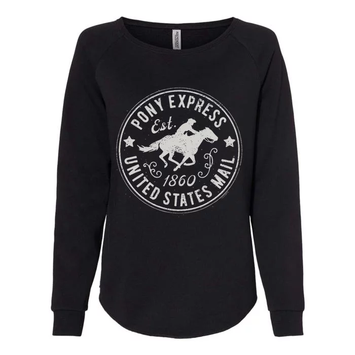 Usps Usps Pony Express Womens California Wash Sweatshirt