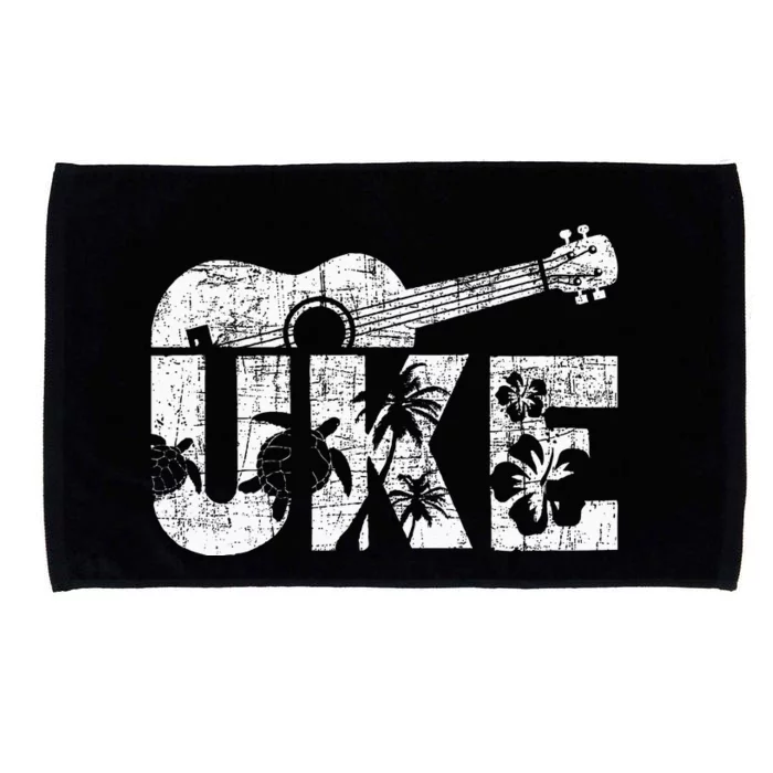 Uke Ukulele Player Ukulelist Music Guitarist Microfiber Hand Towel