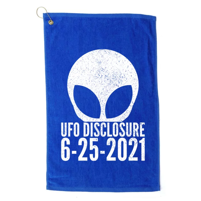 Ufo Uap Pentagon Dod Alien Extraterrestrial Disclosure Day Cute Gift Platinum Collection Golf Towel